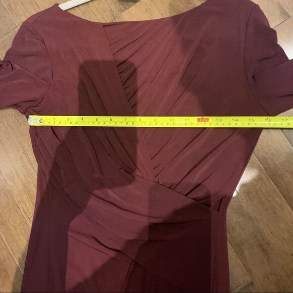 Bailey 44 Women's Clandestine long sleeve Draped wrap twist bodycon mini Dress L - Picture 14 of 17